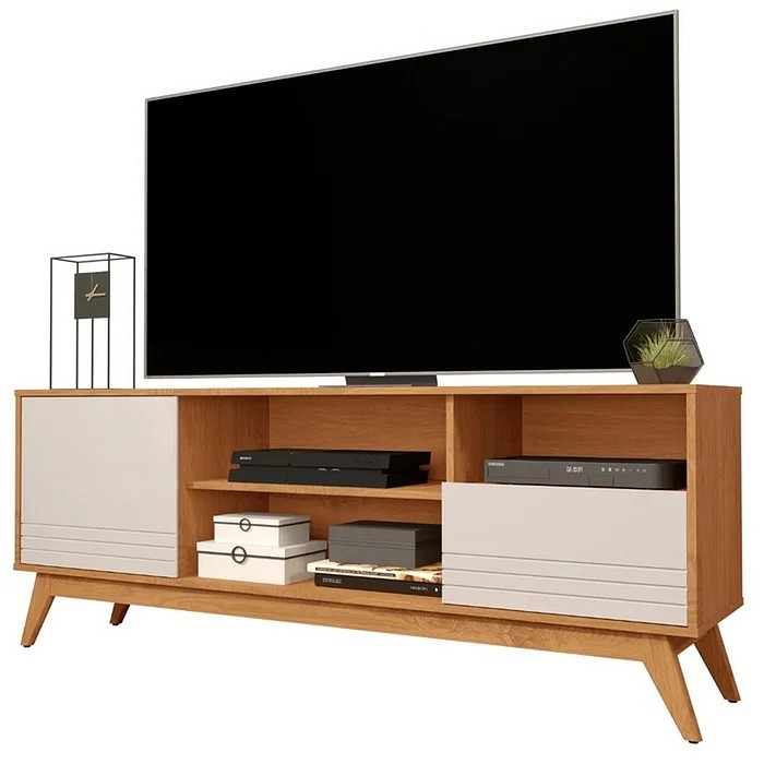 Rack Giga Kairo para TV até 75 Polegadas Wood Nature/Off White