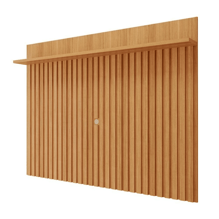 Painel Para Tv Até 70 Polegadas 100% MDF Ripado Trend Permobili Nature