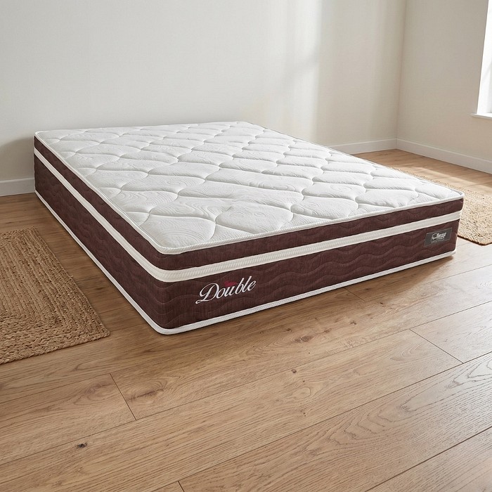 Colchão Casal Double Molas Ensacadas Design Colchões 138x188x26cm