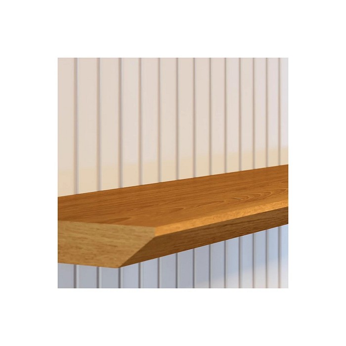 Painel/Bancada Suspensa para TV 55 Polegadas Madetec Íris Cinamomo/Off White