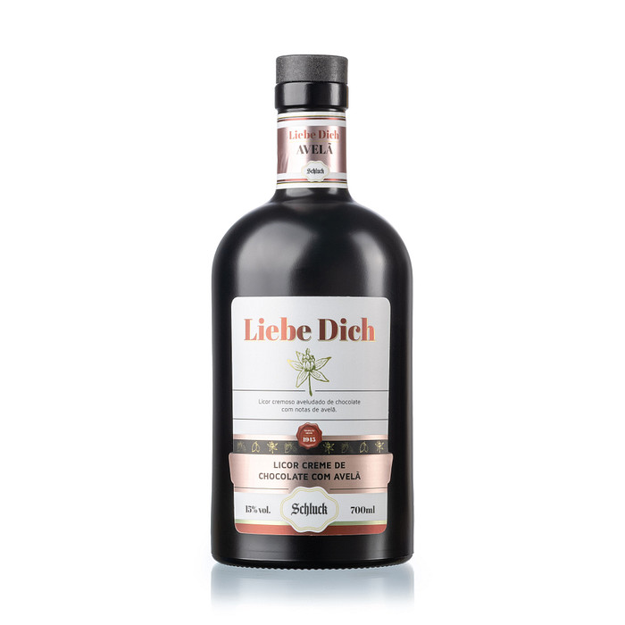Licor Creme de Chocolate com Avelã 700ml Liebe Dich Schluck