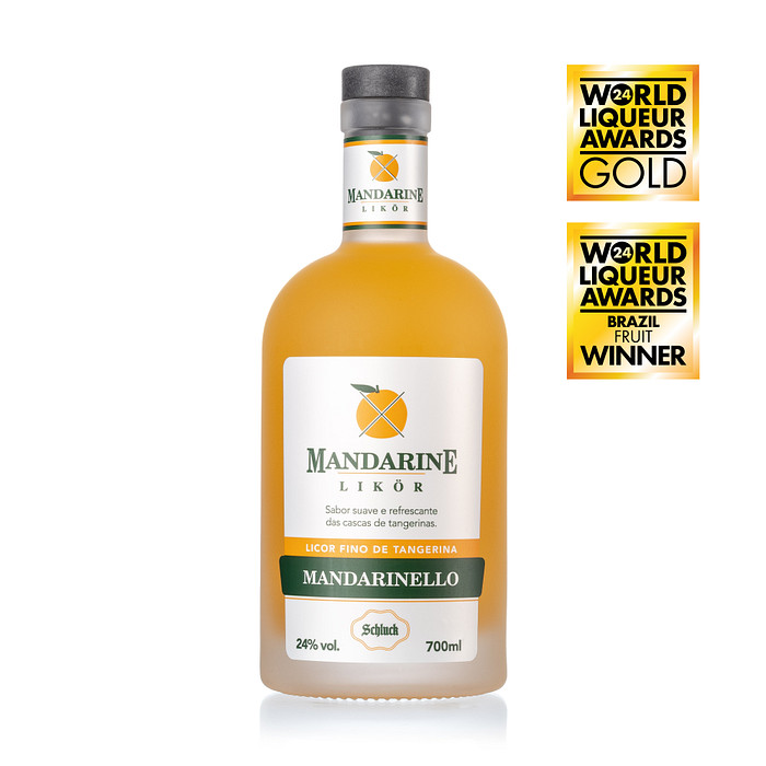Licor Fino de Tangerina 700ml Mandarinello Likör Schluck