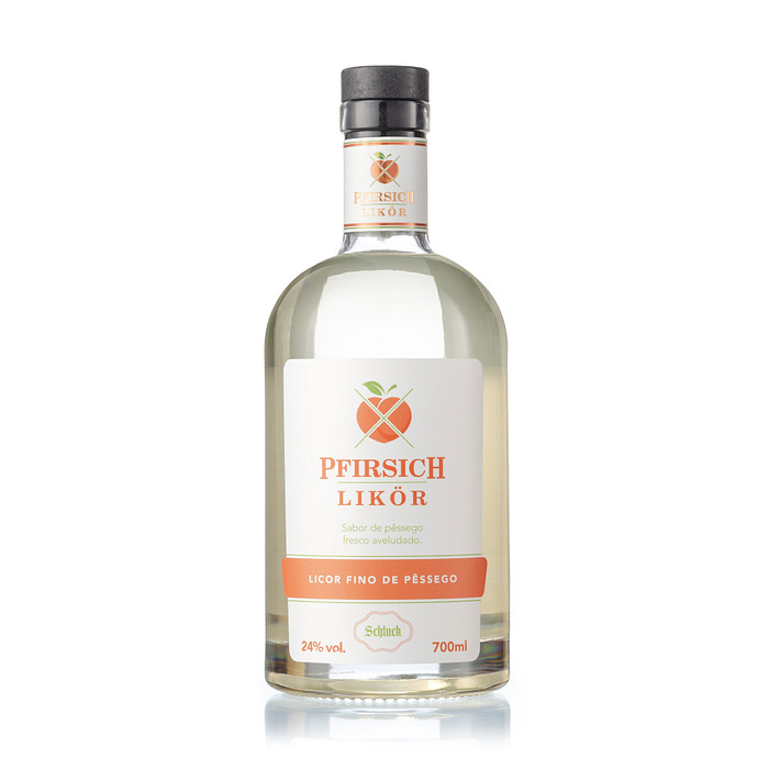 Licor Fino de Pêssego 700ml Pfirsich Likör Schluck