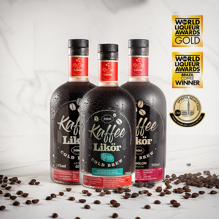 Kit Licor de Café Cold Brew & Conilon Especial & Cerrado Mineiro 700ml Kaffee Likor Schluck