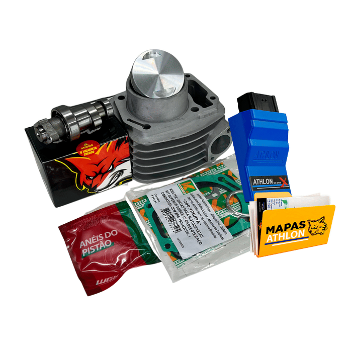 KIT 190 PARA CG 160 GASOLINA + MÓDULO ATHLON + MAPA - COM COMANDO