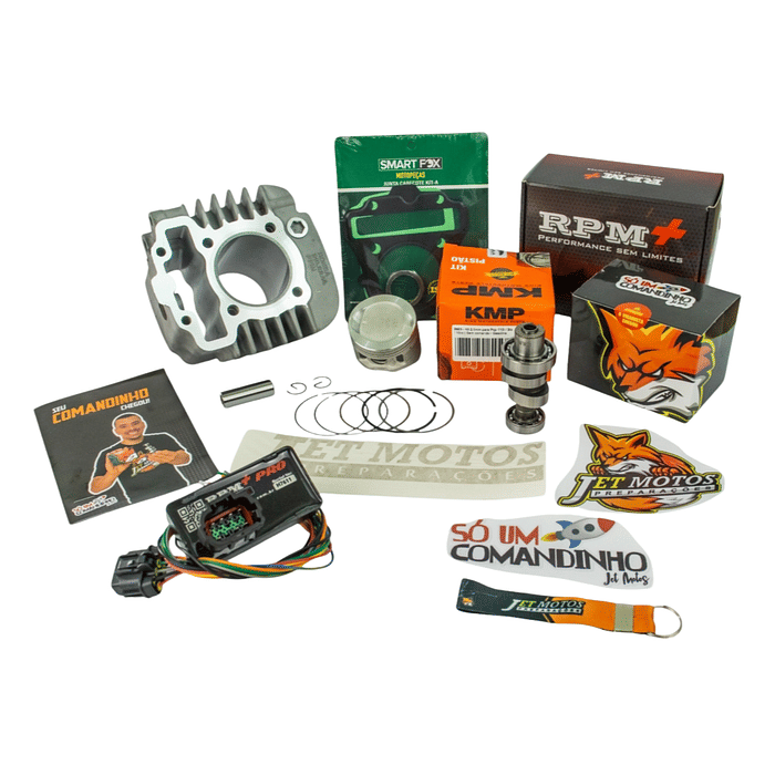 KIT 2.5MM PARA POP 110I |BIZ 110 | COM COMANDO + RPM PRÓ | - GASOLINA