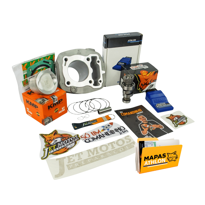 KIT 4MM PARA CG 160 | COM COMANDO + MAPA + MÓDULO ATHLON - GASOLINA