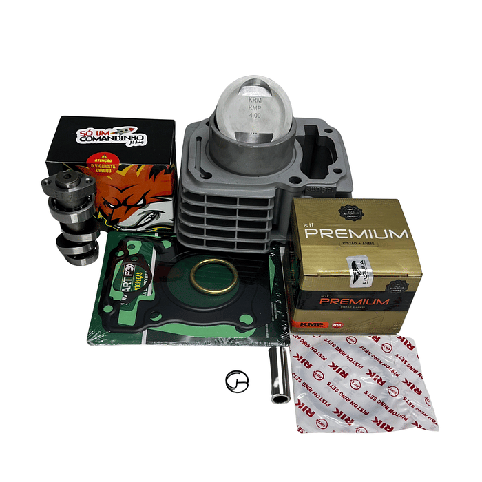 KIT 4MM KMP PREMIUM PARA CG 150 | 125 DE 2009 EM DIANTE | COM COMANDO - GASOLINA