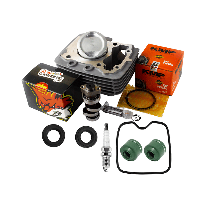 KIT CILINDRADA NO DETALHE | 4MM CG 150 COM COMANDO - GASOLINA