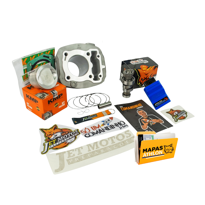 KIT 4MM PARA CG 160 | COM COMANDO + MAPA + MÓDULO ATHLON - GASOLINA