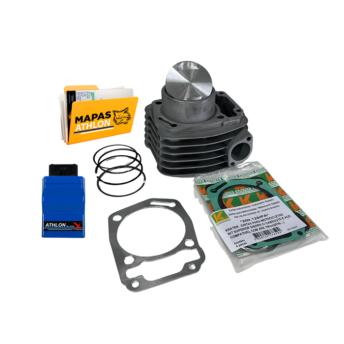 KIT 190 PARA CG 160 | SEM COMANDO + MAPA  + MÓDULO ATHLON - GASOLINA