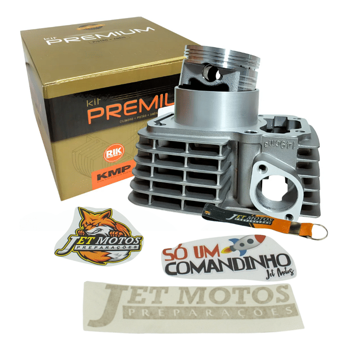 KIT 190 KMP PREMIUM PARA CG 150 (TODAS) | 125 DE 2009 EM DIANTE | SEM COMANDO - GASOLINA