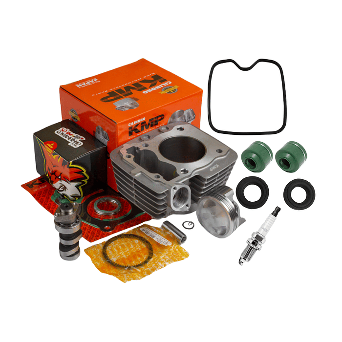 KIT CILINDRADA NO DETALHE / 190CC CG 150 COM COMANDO - GASOLINA