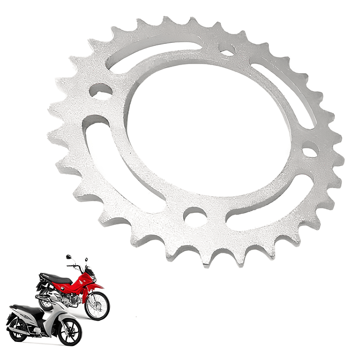 COROA 29 DENTES ALUMÍNIO POP/BIZ 100 E 110