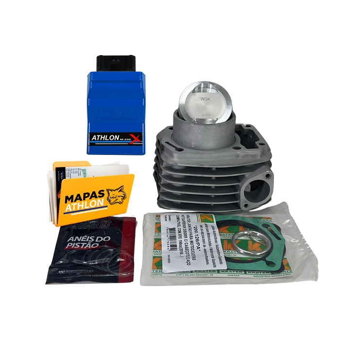 KIT 4MM PARA CG 160 | SEM COMANDO + MAPA  + MÓDULO ATHLON - GASOLINA