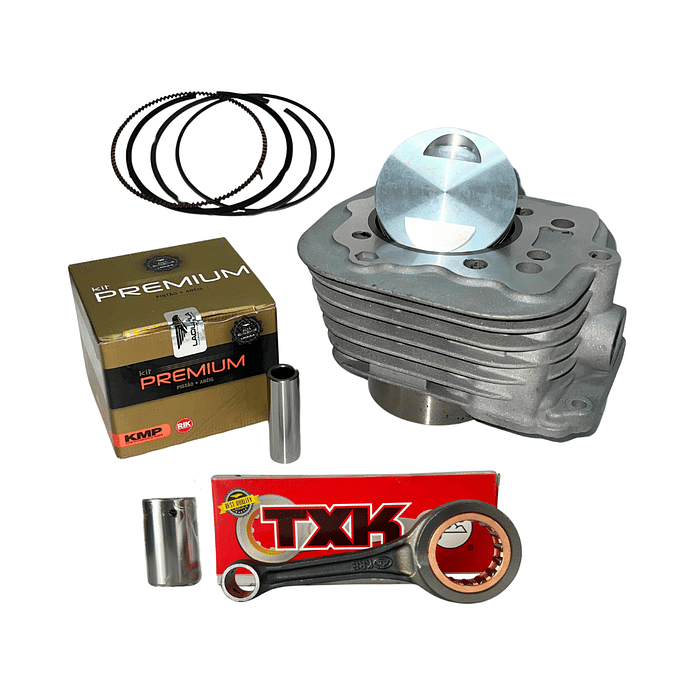 KIT 66MM(170cc) CG 125 2002 EM DIANTE | SEM COMANDO + BIELA TXK - GASOLINA