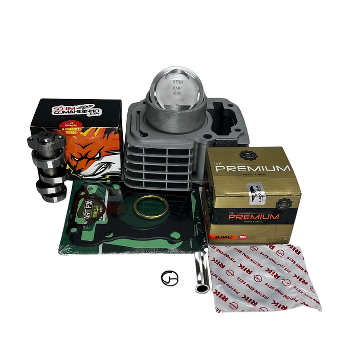 KIT 4MM KMP PREMIUM PARA CG 150 | 125 DE 2009 EM DIANTE | COM COMANDO - ÁLCOOL