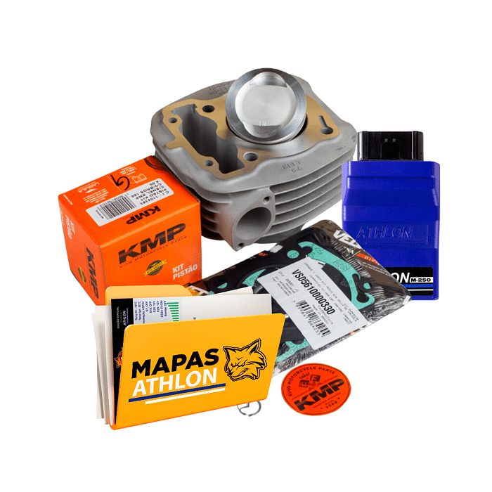 KIT 4MM PARA CG 160 | SEM COMANDO + MAPA  + MÓDULO ATHLON - GASOLINA