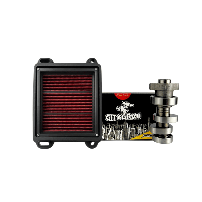 FILTRO ESPORTIVO + COMANDO CITY GRAU CG 150