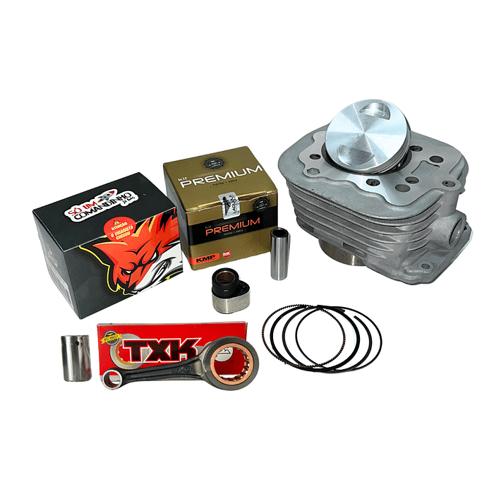 KIT 66MM(170cc) CG 125 2002 EM DIANTE | COM COMANDO + BIELA TXK - GASOLINA