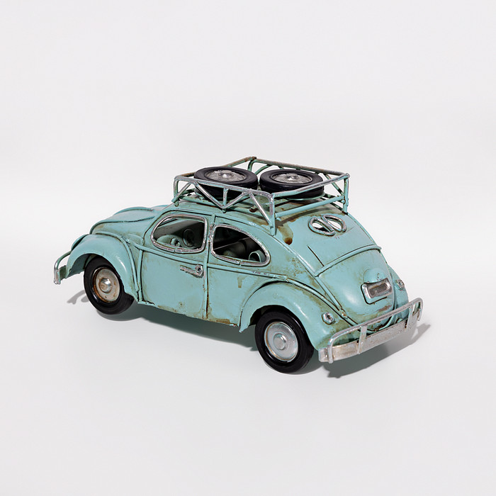 Miniatura Fusca Azul