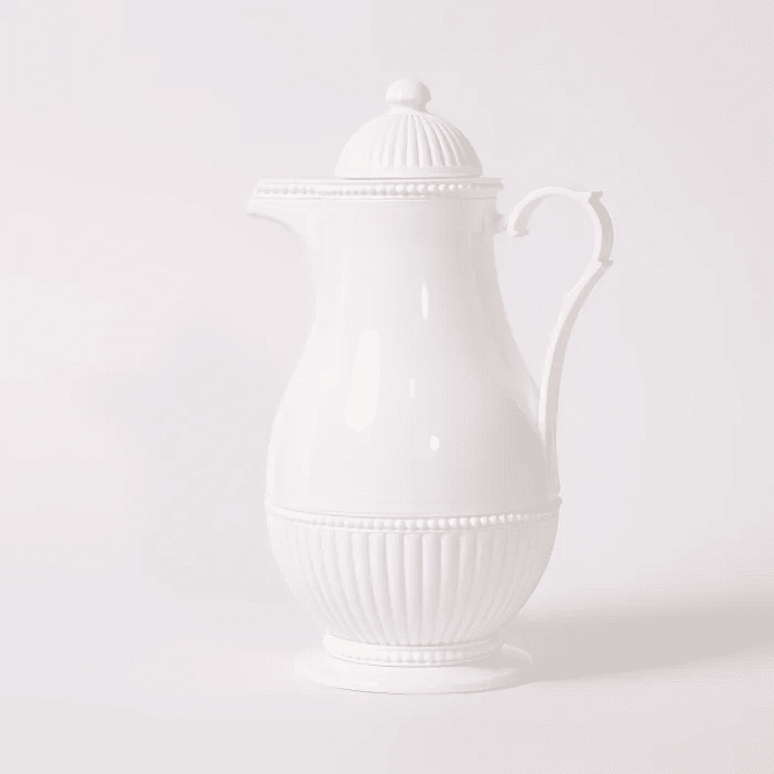 Garrafa Térmica Dots Branca Premium