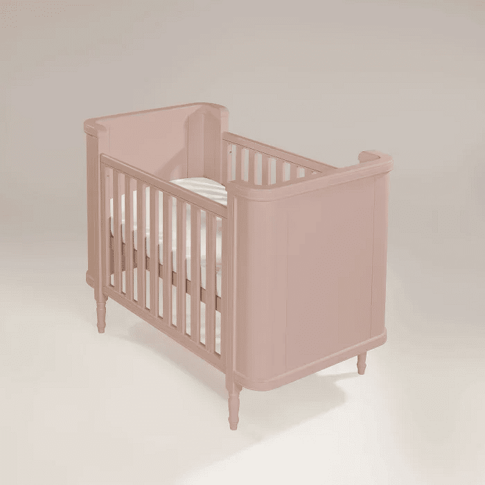 Berço Americano Toy 2 em 1 na Cor Rosa Soft