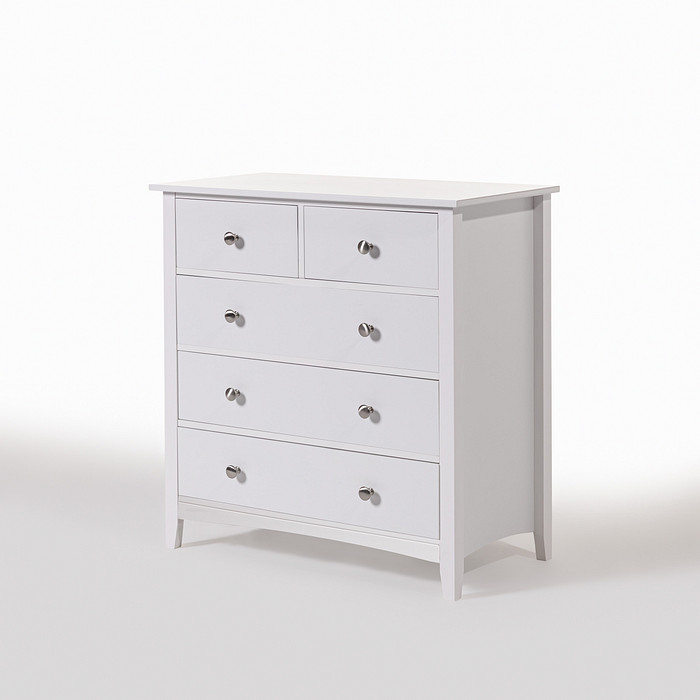 Cômoda Lumo 5 Gavetas Branca