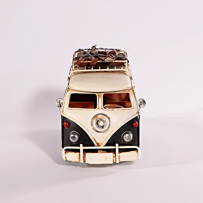 Miniatura Kombi metálica preta