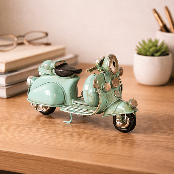 Scooter Decorativa Verde
