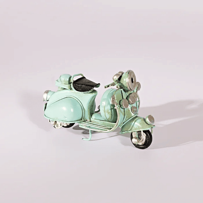 Scooter Decorativa Verde