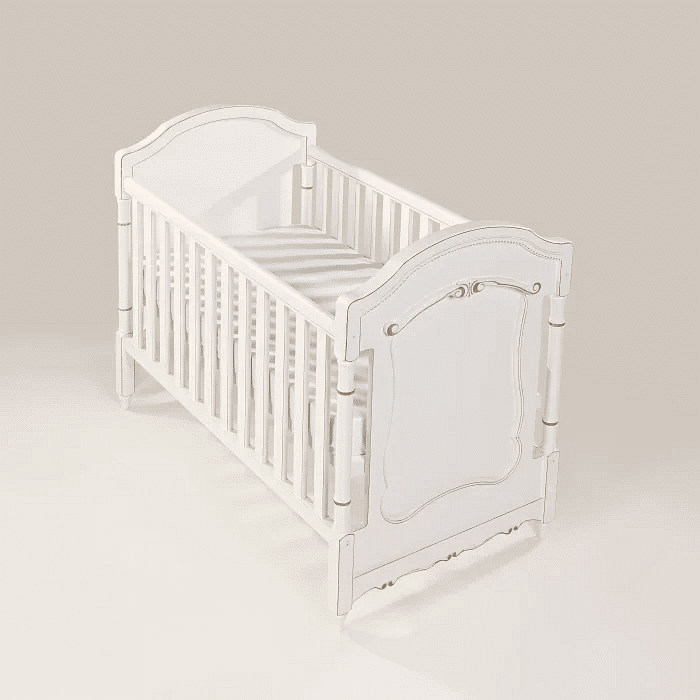 Berço Americano Lilie Clássico 2 em 1 Branco Provençal