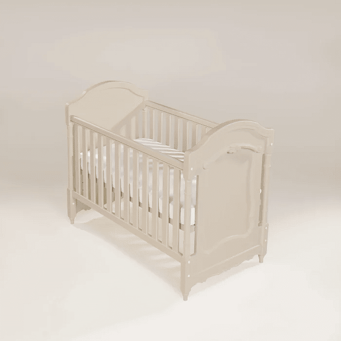 Berço Americano Lilie Clássico 2 em 1 na Cor Areia