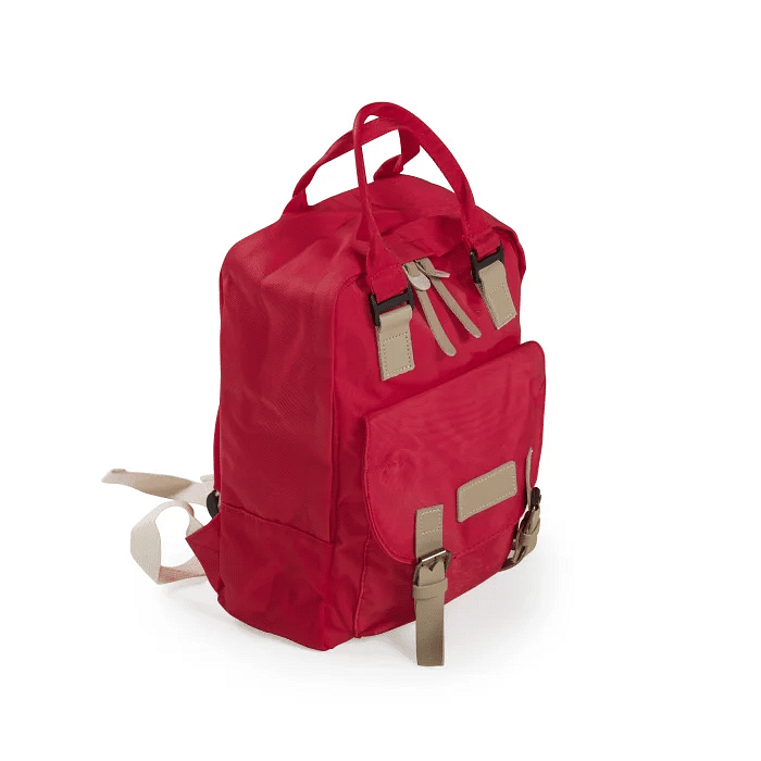 Mochila Rainbow Grande Tecido Vermelho L20xA29xC9,5