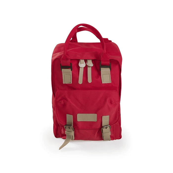 Mochila Rainbow Grande Tecido Vermelho L20xA29xC9,5