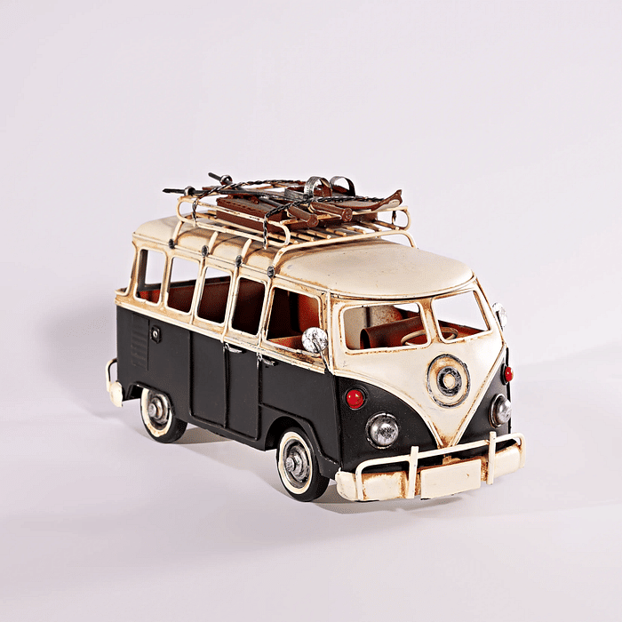 Miniatura Kombi metálica preta