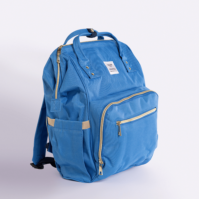 Bolsa Mochila Maternidade Premium Azul