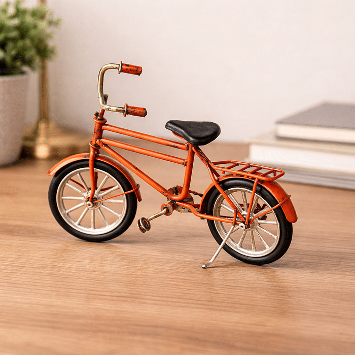 Bicicleta Decorativa Laranja
