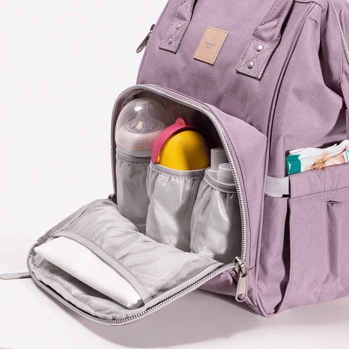 Bolsa Mochila Maternidade 2.0 Premium Lilás