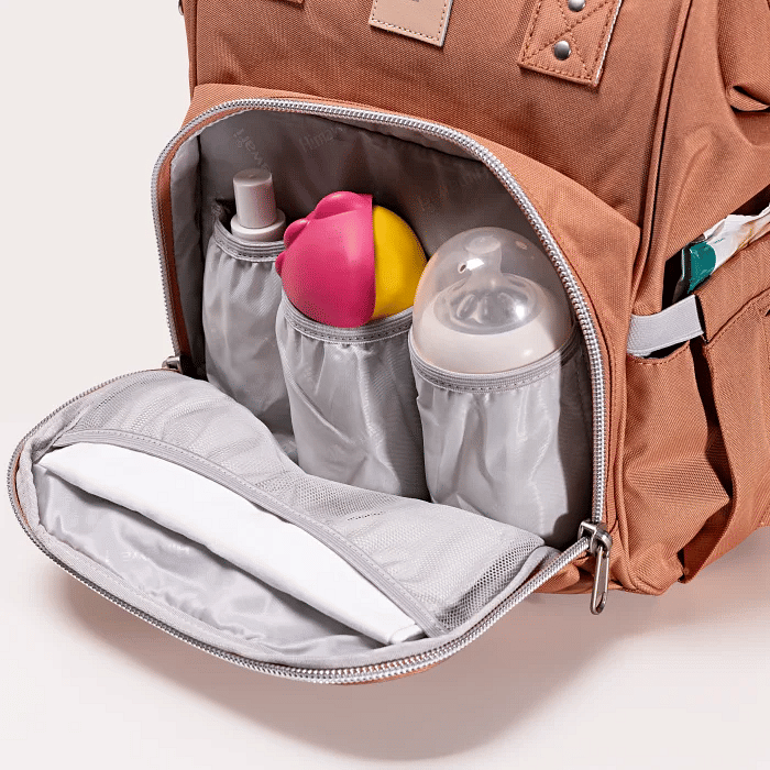 Bolsa Mochila Maternidade 2.0 Premium Salmão