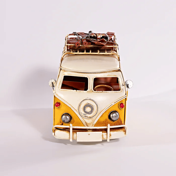 Miniatura Kombi Metálica Amarela