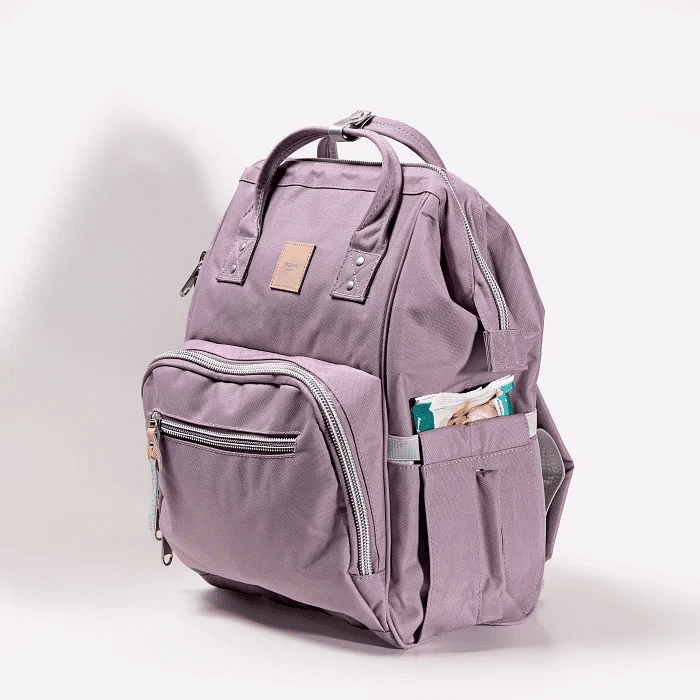 Bolsa Mochila Maternidade 2.0 Premium Lilás