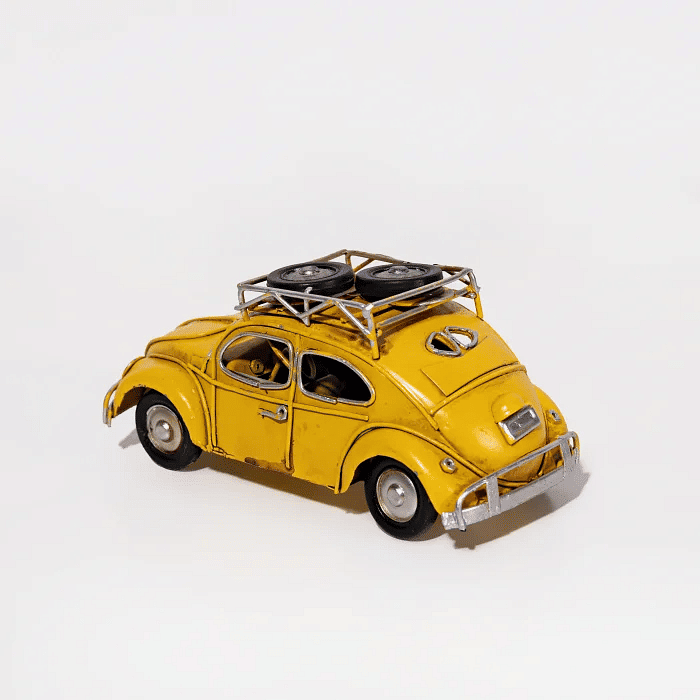 Miniatura Fusca Amarelo