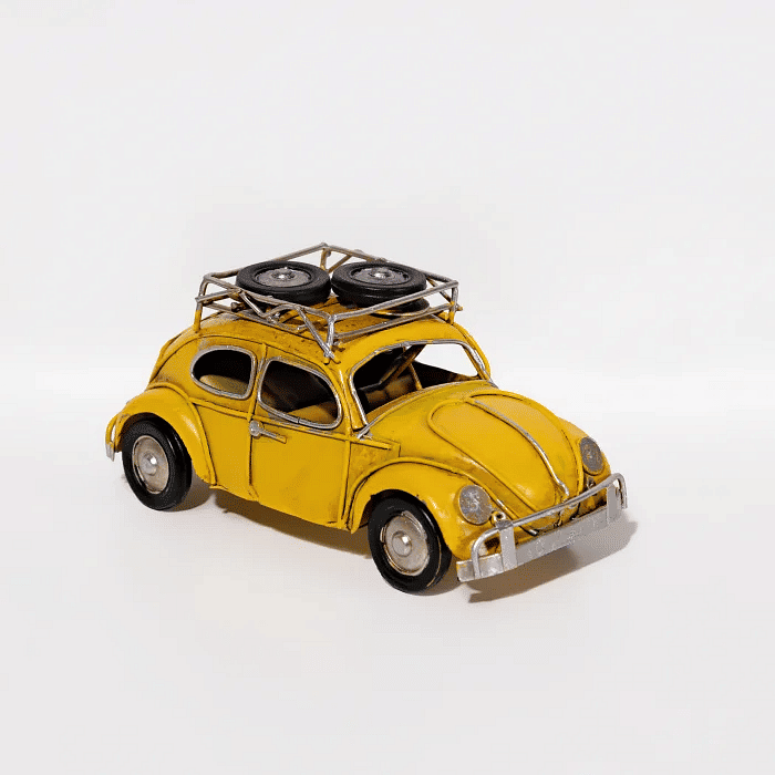 Miniatura Fusca Amarelo