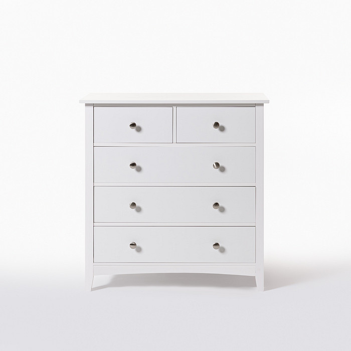 Cômoda Lumo 5 Gavetas Branca