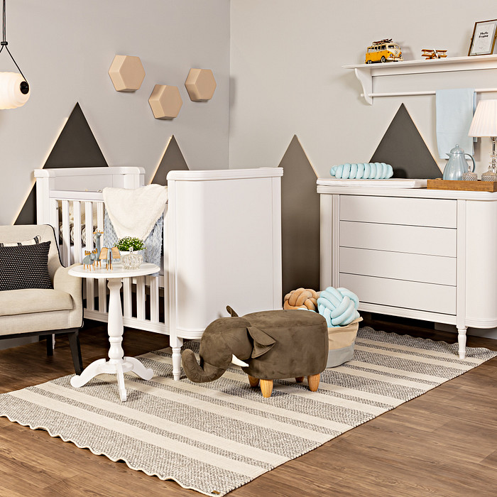 Berço Americano Toy 2 em 1 Branco