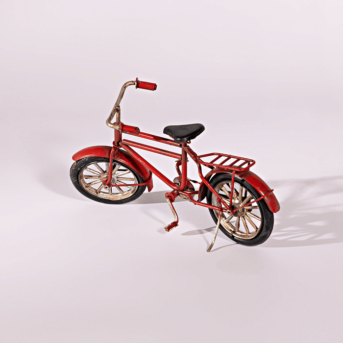 Bicicleta Decorativa Vermelha