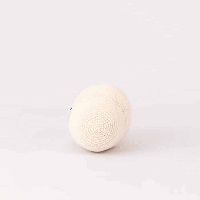 Nuvem Good Vibes Branca com colchão Rostinho Amigurumi Artesanal 22cm