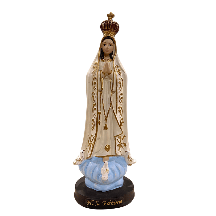 Imagem de Nossa Senhora de Fátima de Resina 22 cm