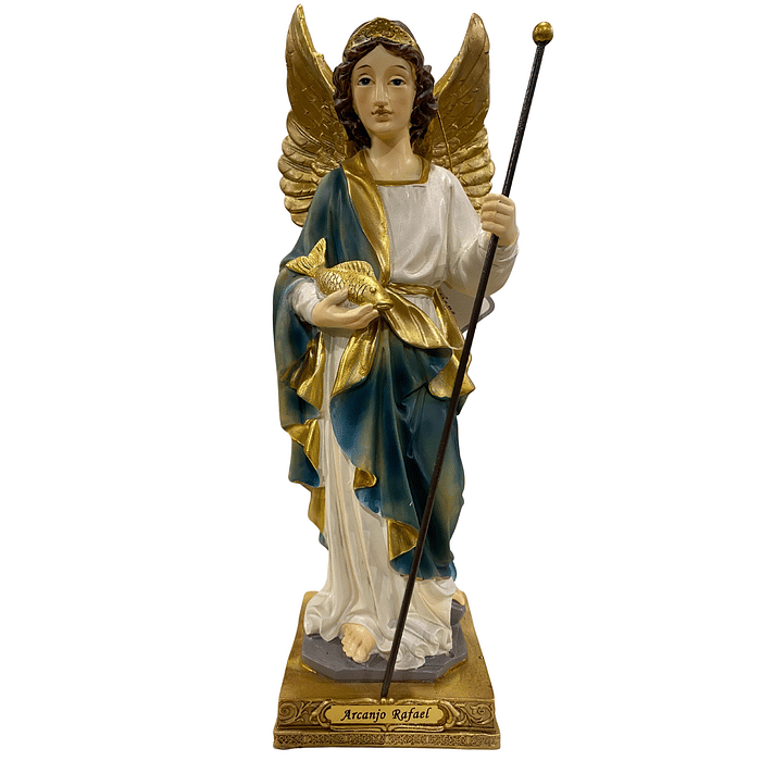 Imagem de São Rafael Arcanjo de Resina 30 cm